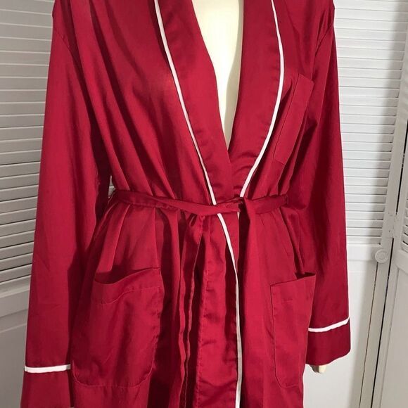 Vintage 70's SEARS The Mens Store Cotton Robe 42/44 Large - Picture 2 of 13